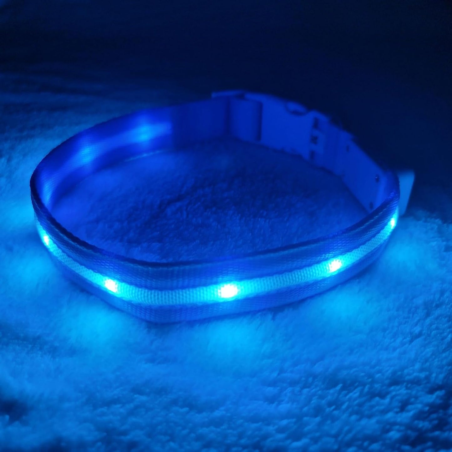 Light up Dog Collars - LED Dog Collar with 1,000 Feet of Visibility