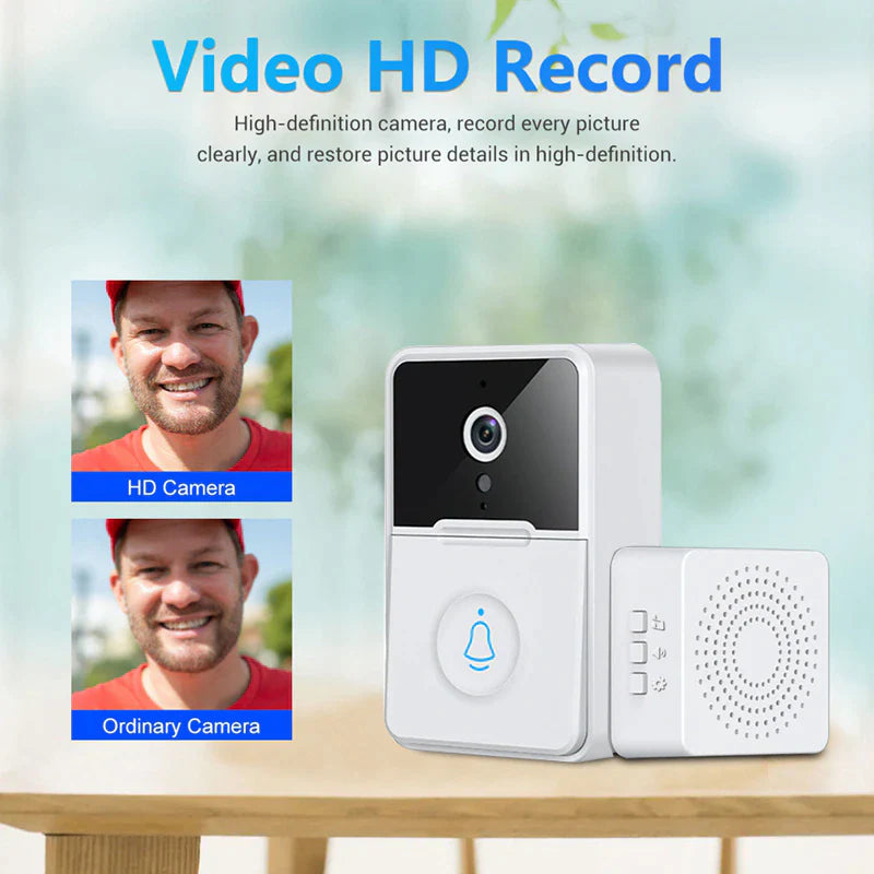 Wireless Security Smart Wifi Doorbell Intercom Video Camera Door Ring Bell Chime