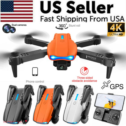 Drones Quadcopter 5G 4K GPS Drone X Pro with HD Dual Camera Wifi FPV Foldable RC