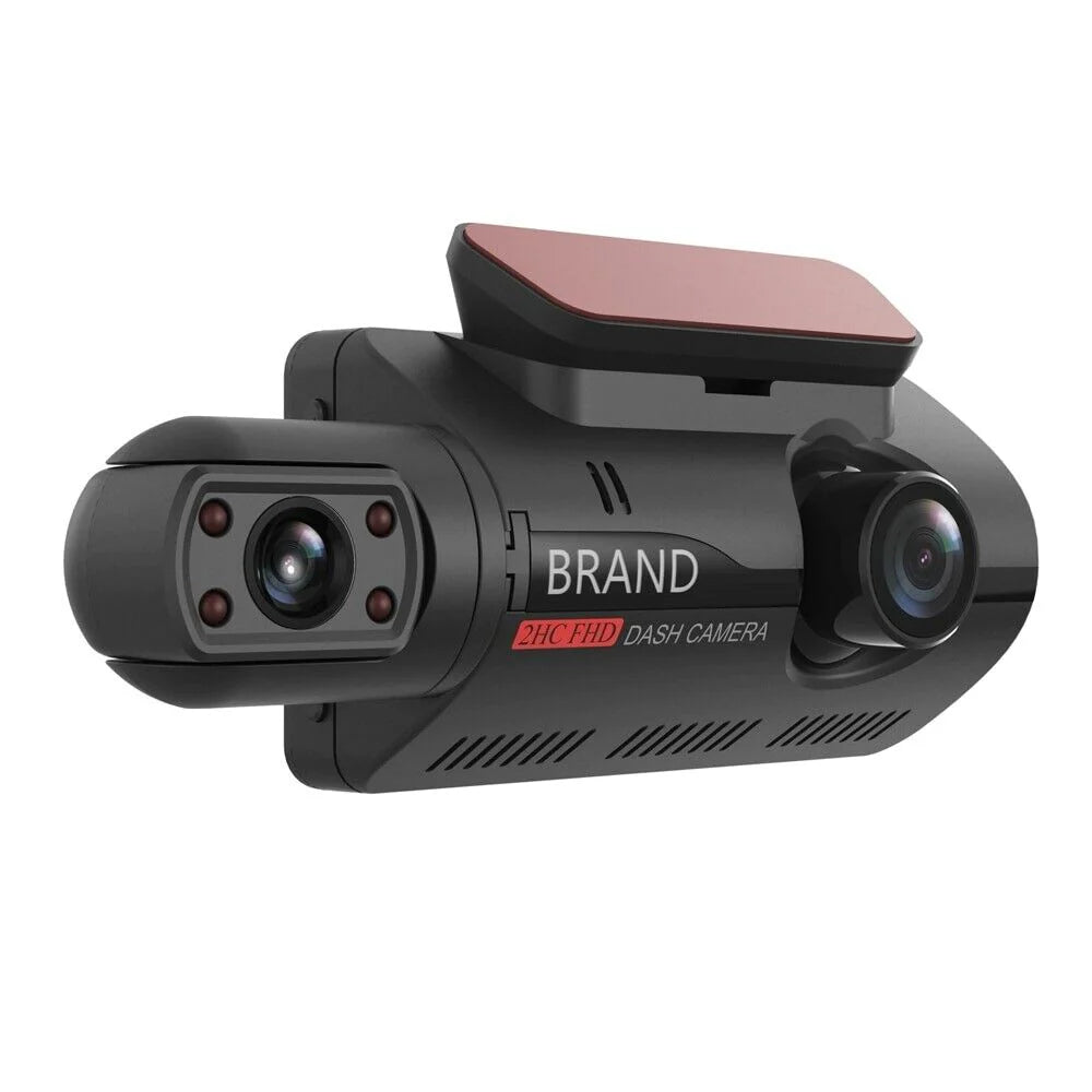 1080P Dual Lens Car DVR Dash Cam Video Recorder G-Sensor Front and inside Camera